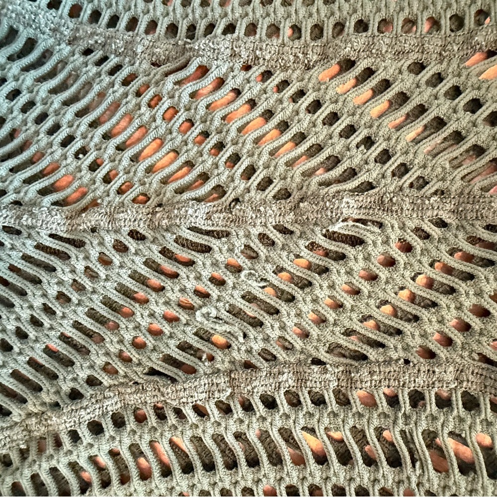 Robin Piccone Olive Crochet One-Piece - Picture 6 of 11